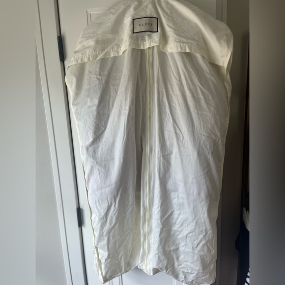 Gucci $2600 GG Logo Jacquard Cotton Canvas Down Multicolor Colorblock Vest 46 - Picture 11 of 14